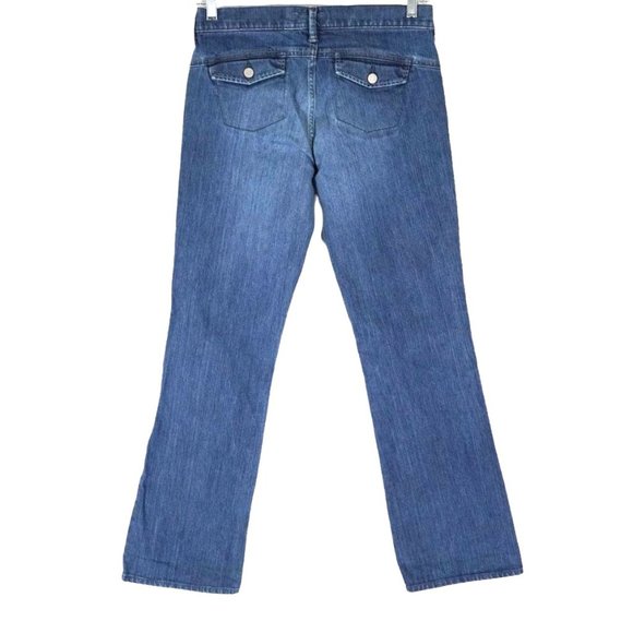 Old Navy Jeans Womens Size 4 R The Flirt Mid Rise Stretch Blue Denim - Picture 3 of 9